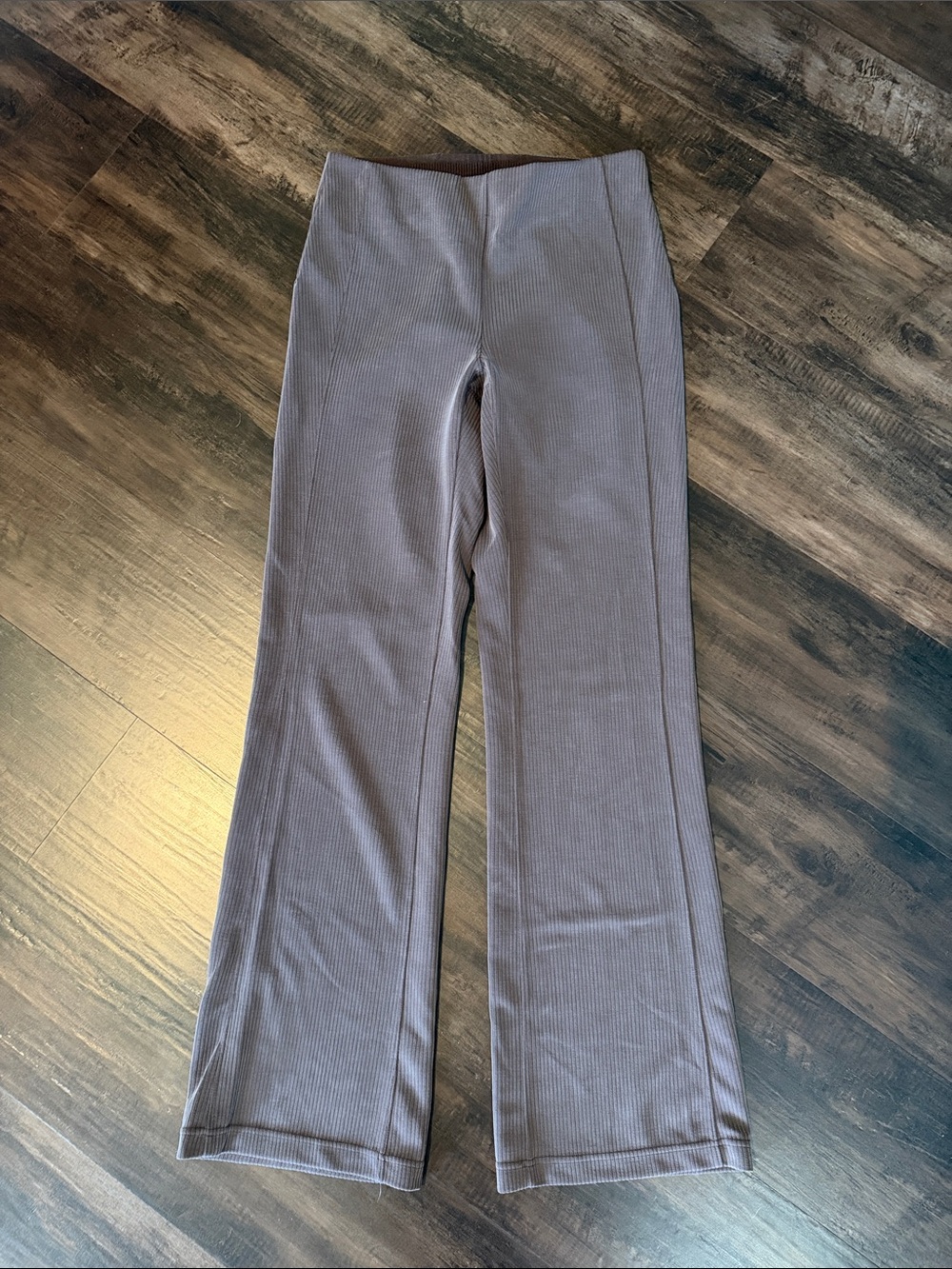lululemon athletica Ribbed Wide-Leg Pants in Brown